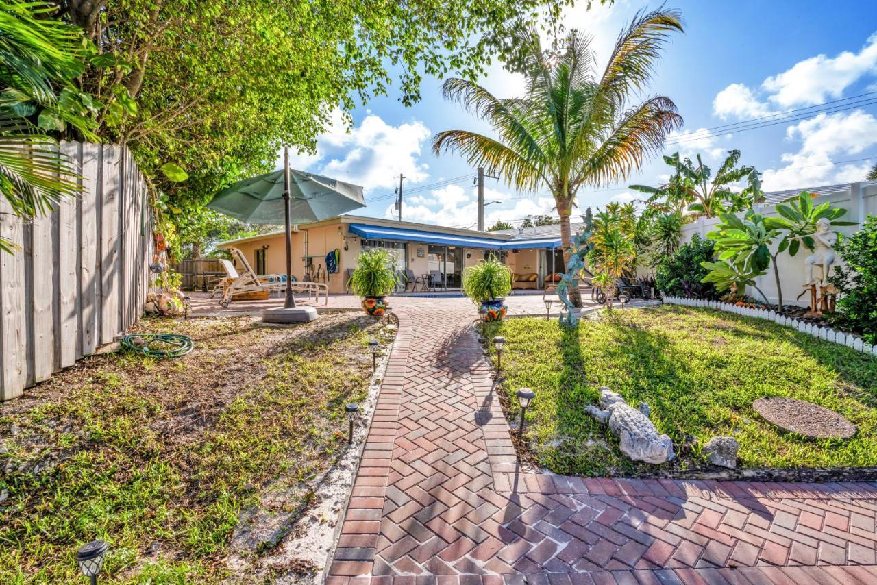 4 Bd Near Beach Spacious Solar Heated Pool Waterfront Home Pompano Beach Exterior foto