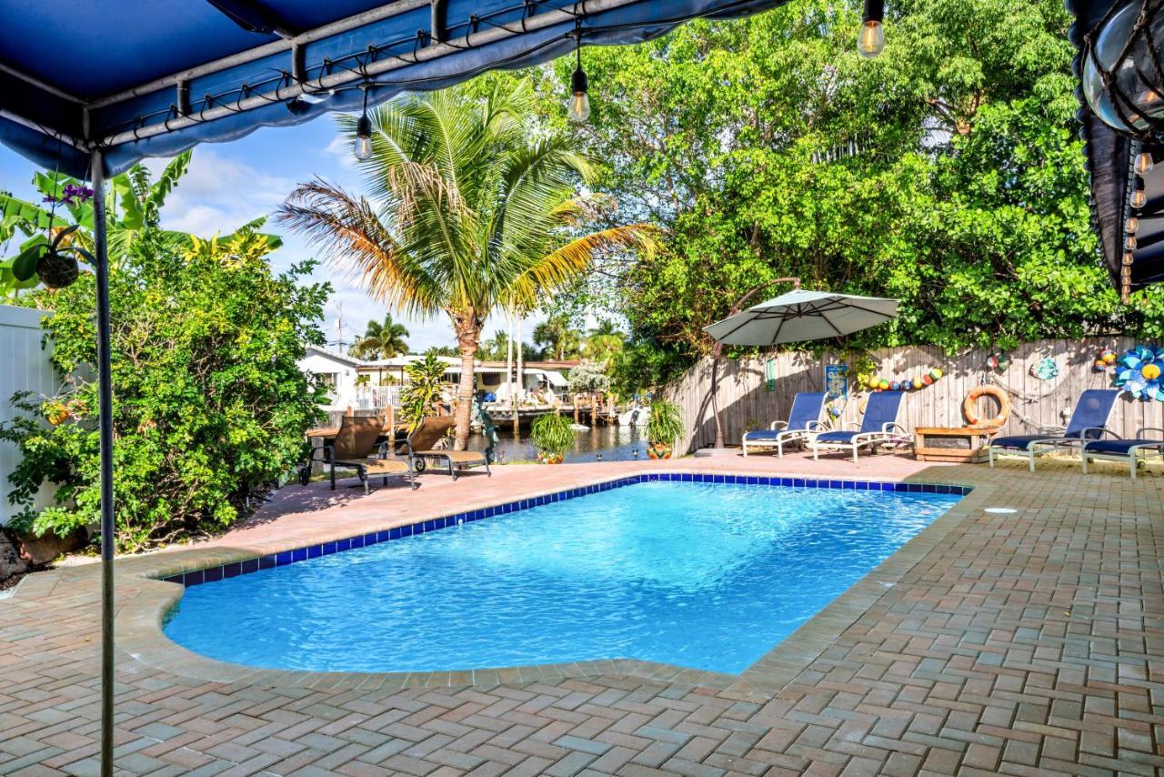 4 Bd Near Beach Spacious Solar Heated Pool Waterfront Home Pompano Beach Exterior foto
