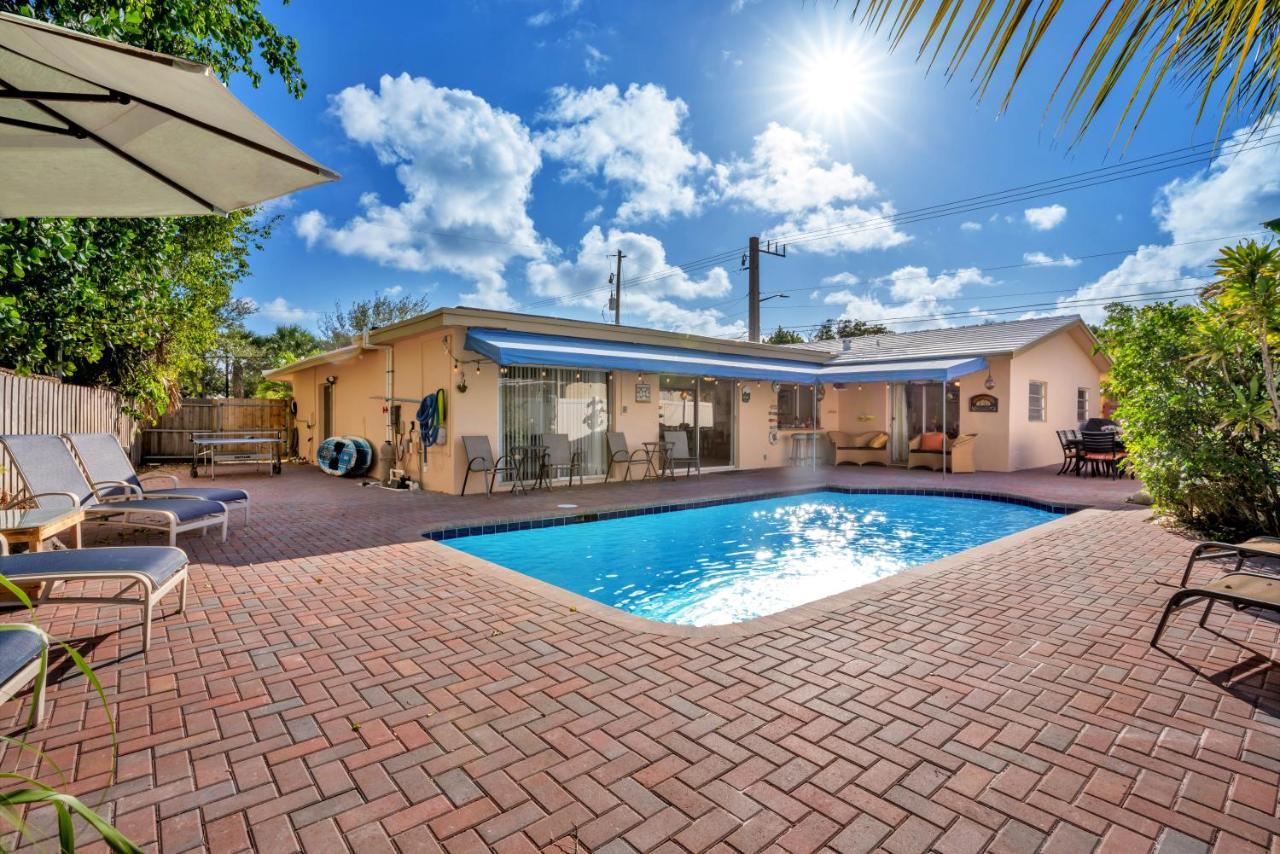 4 Bd Near Beach Spacious Solar Heated Pool Waterfront Home Pompano Beach Exterior foto